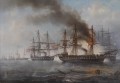 Josef Carl Puttner Seegefecht bei Helgoland 1864 Batailles navale